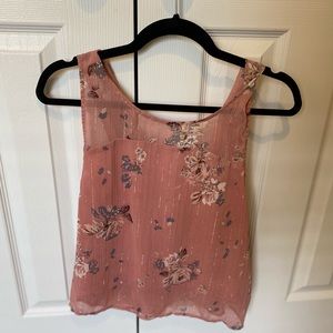 GF collective tied back crop top